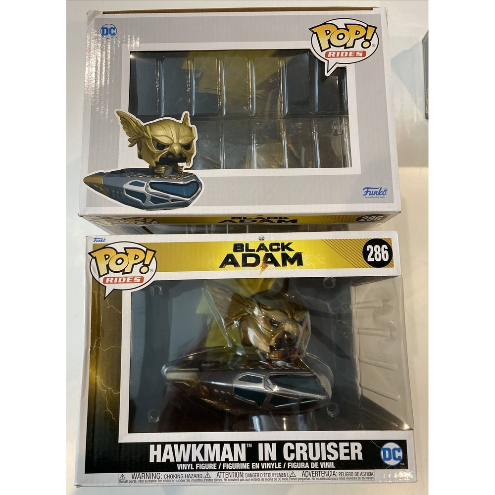 Funko Pop Rides Hawkman In Cruiser #286 Black Adam DC Comics Brand New Vaulted